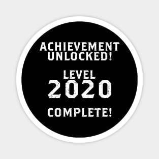 Funny Video Game 2020 New Years Achievement Unlocked Gaming Magnet